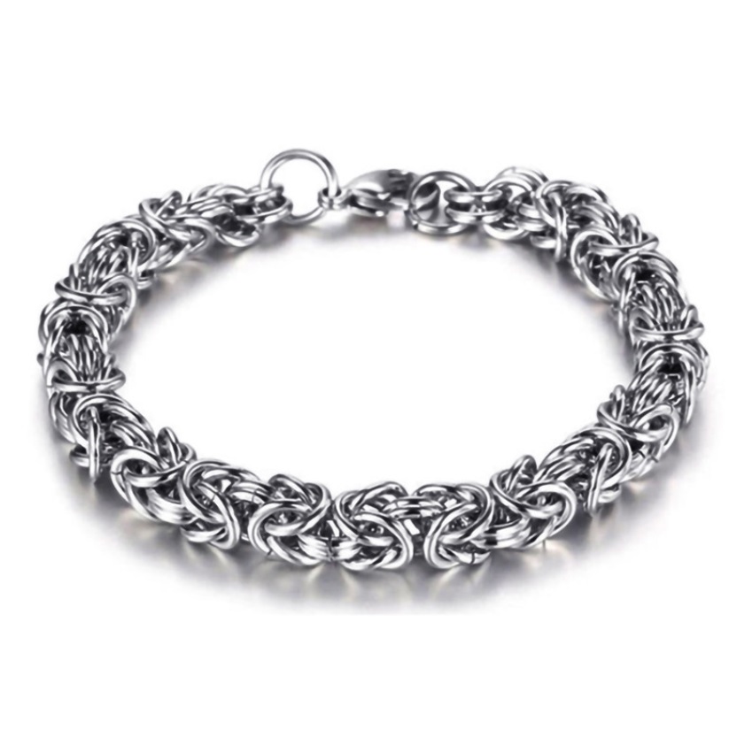Braided Stainless Steel Bracelet For Men